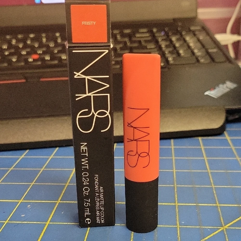 NARS Bold Mattec Red Lipstick Vibrant Color Feisty New